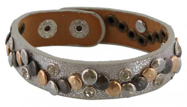armband Pam dames leer bruin one-size