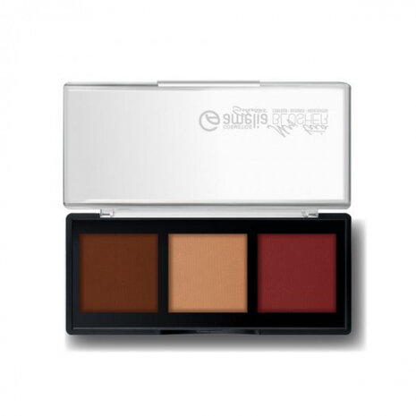 palet blush bronzer en highlighter 10 g bruin