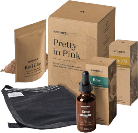 wellness kit Pretty in Pink gezicht 4-delig