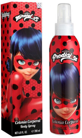 bodyspray Miraculous Ladybug junior 200 ml rood/zwart