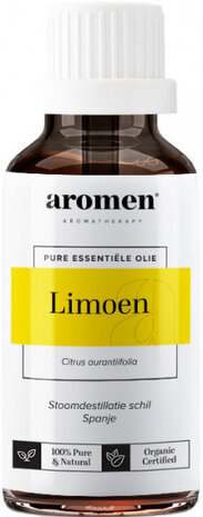 essenti&euml;le olie gedestileerd limoen 10 ml transparant