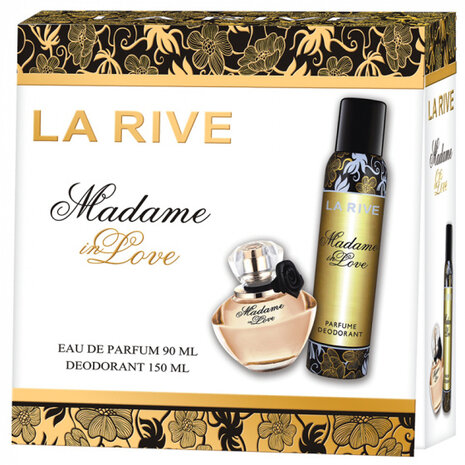 geurset Madame in Love 90-150 ml goud/zwart