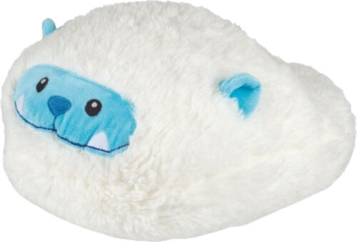 voetenwarmer Yeti junior 35 cm pluche blauw/wit