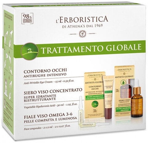 giftset Global Age dames vegan beige 4-delig