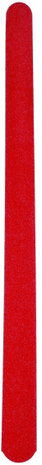 nagelvijl 18 cm papier rood 10-delig