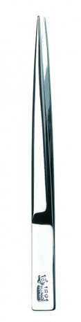 pincet spits 8 cm staal zilver