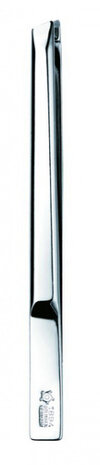 pincet schuin 8 cm staal zilver