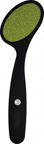 voetvijl eeltverwijderaar 22 cm zwart/groen