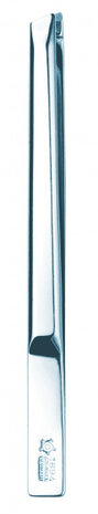 pincet schuin 8 cm staal zilvergrijs