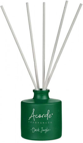 geurstokjes Dark Jungle 100 ml hout/glas donkergroen