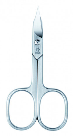 combinatieschaar 9 cm staal matzilver