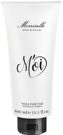 bodylotion Morriselle M&#039;oi dames 400 ml wit/zwart
