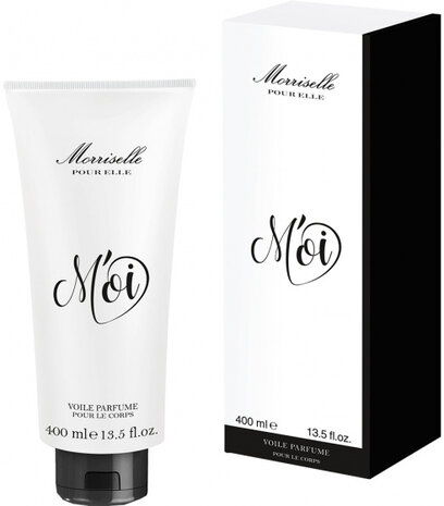 bodylotion Morriselle M&#039;oi dames 400 ml wit/zwart
