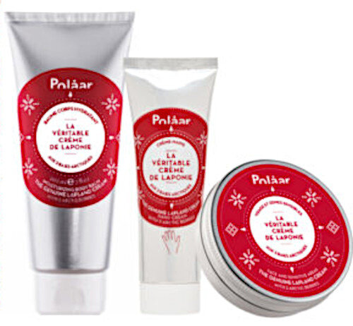 cadeauset Genuine Lapland unisex 300 ml wit/rood 3-delig