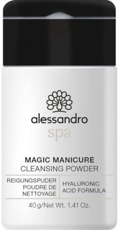 manicurepoeder&nbsp;Magic Wonder 40 gram wit/zwart