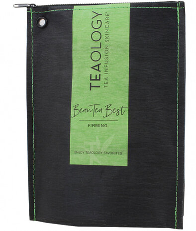verzorgingsset Matcha BeauTea dames zwart 4-delig