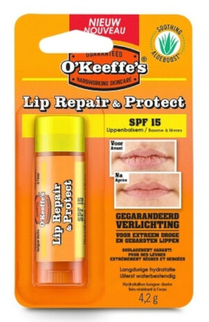 lippenbalsem Lip Repair &amp; Protect 4,2 gram oranje