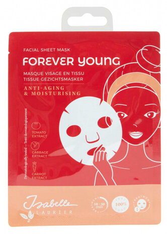 gezichtsmasker Forever Young dames rood