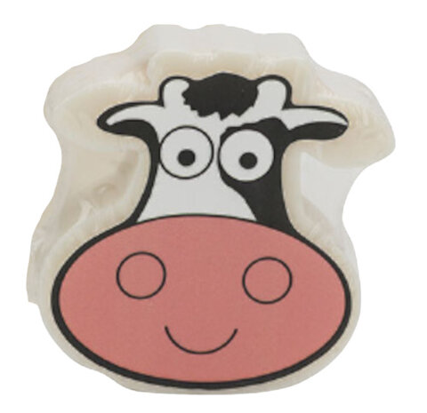 zeepblok Koe junior 60 gram zwart soft musk