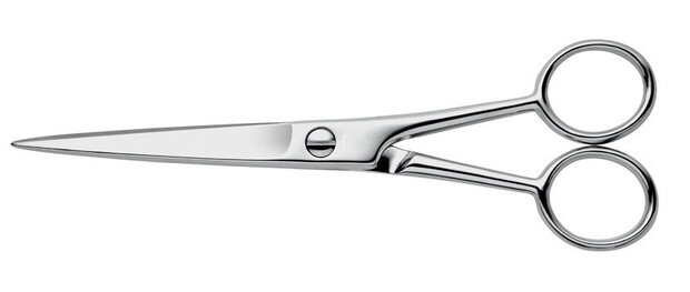 kappersschaar 15 cm micro-tanden staal zilver