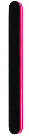nagelvijl Profi 18 cm ruw/fijn zwart/roze