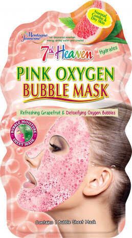 gezichtsmasker 7th Heaven Pink Oxygen roze
