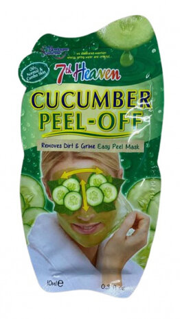 gezichtsmasker 7th Heaven Cucumber groen