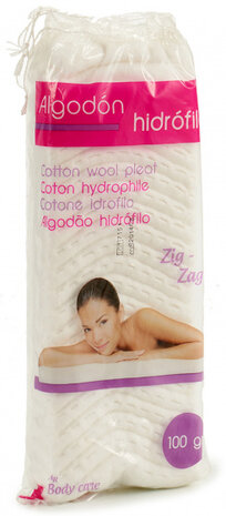 watten zigzag 100 gram katoen wit