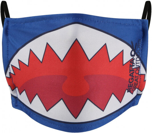 mondmasker jongens polyester blauw/groen/oranje&nbsp;3 stuks