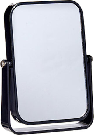 make-upspiegel 16 x 19,5 cm glas zwart