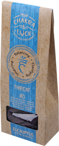 wierookkegels Throat karton naturel/blauw 41-delig