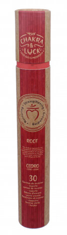 wierookstokjes Root naturel/rood 31-delig