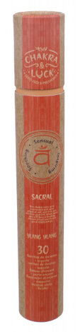 wierookstokjes Sacral naturel/oranje 31-delig