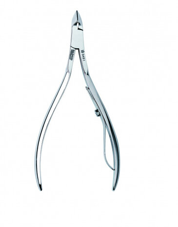 nagelriemschaar staal 10 cm zilver