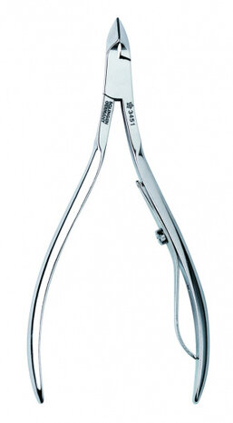 nageltang 9.5 cm staal zilver