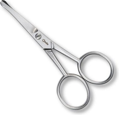 neus- en oorhaarschaar 9 cm RVS zilver