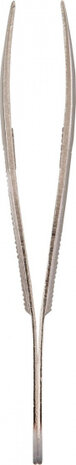 pincet 10 cm RVS zilver
