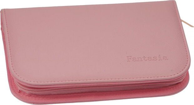 make-up penselen dames synthetisch roze 13-delig