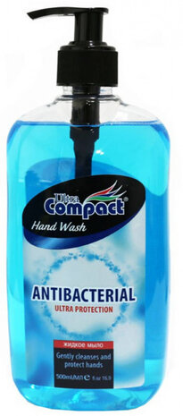 handzeep antibacterieel 500 ml blauw