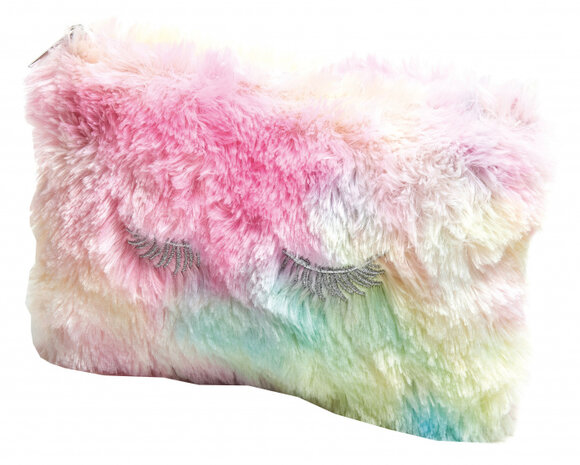make-uptasje Fiona dames 26 x 17,5 cm polyester roze