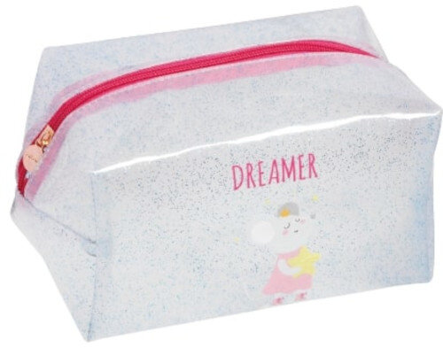 make-uptasje Brooke 20 x 10,5 cm polyurethaan roze