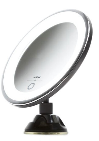 make-upspiegel led 20 cm 7x vergroting ABS antraciet