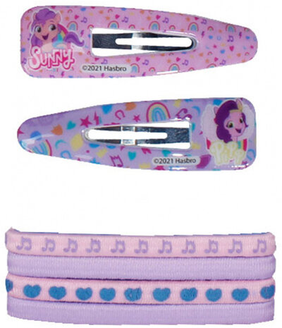 haaraccessoires My Little Pony textiel roze 7-delig