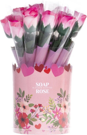 cadeauset Love Confetti dames 26 cm roos/jasmijn