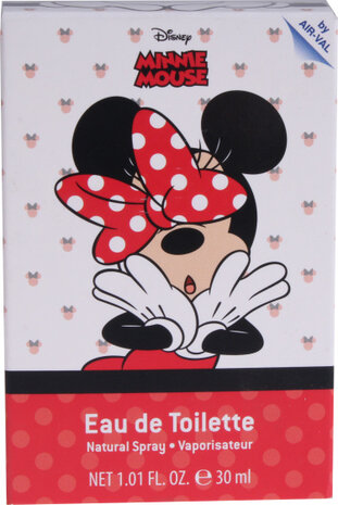 eau de toilette Minnie Mouse 30 ml transparant/rood