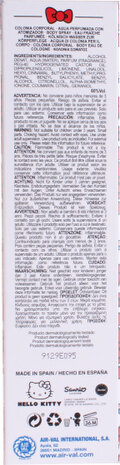 bodyspray Hello Kitty 200 ml transparant