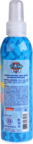 bodyspray Paw Patrol 200 ml transparant