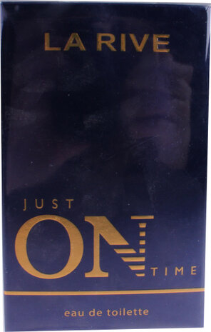 eau de toilette Just on Time heren 100 ml transparant