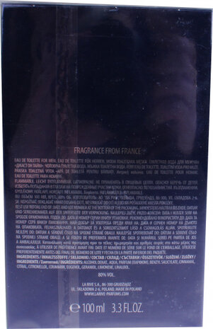 eau de toilette Just on Time heren 100 ml transparant