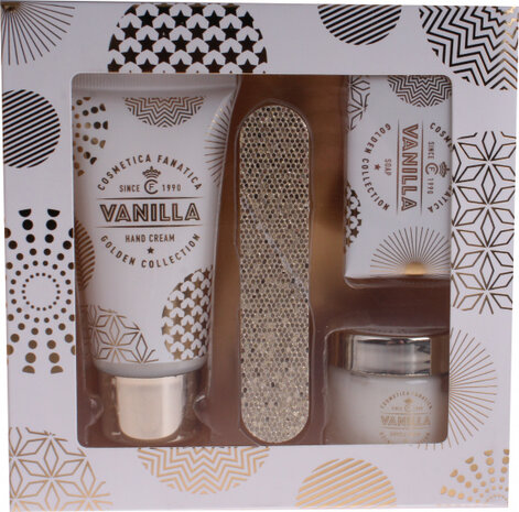 cadeuaset Golden Collection 90 ml vanille